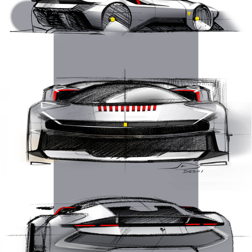 2027 Ferrari CZ26 Sketches