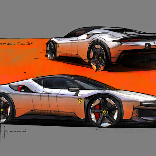 2027 Ferrari CZ26 Sketches
