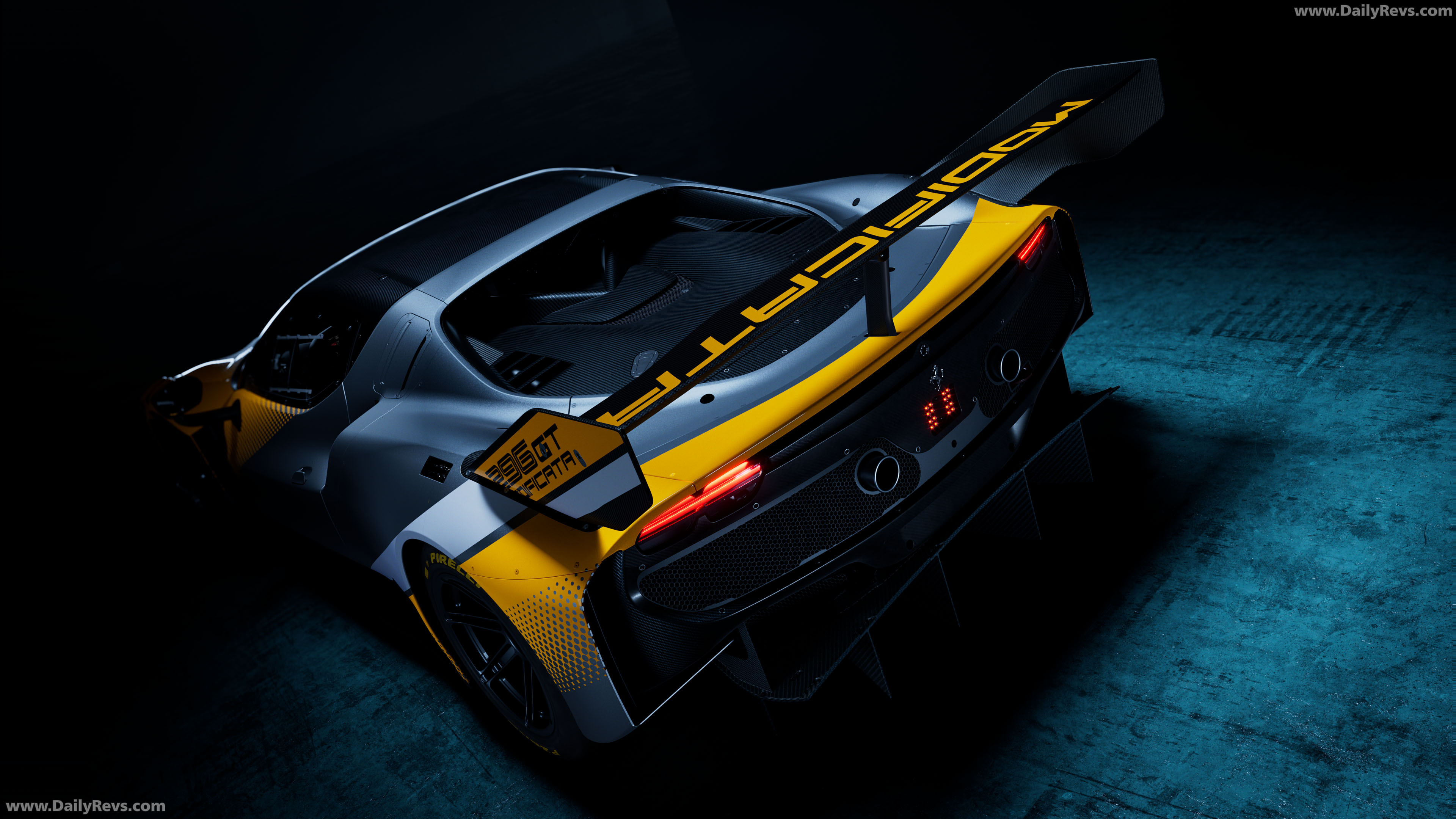 2027 Ferrari 296 GT Modificata Rear View