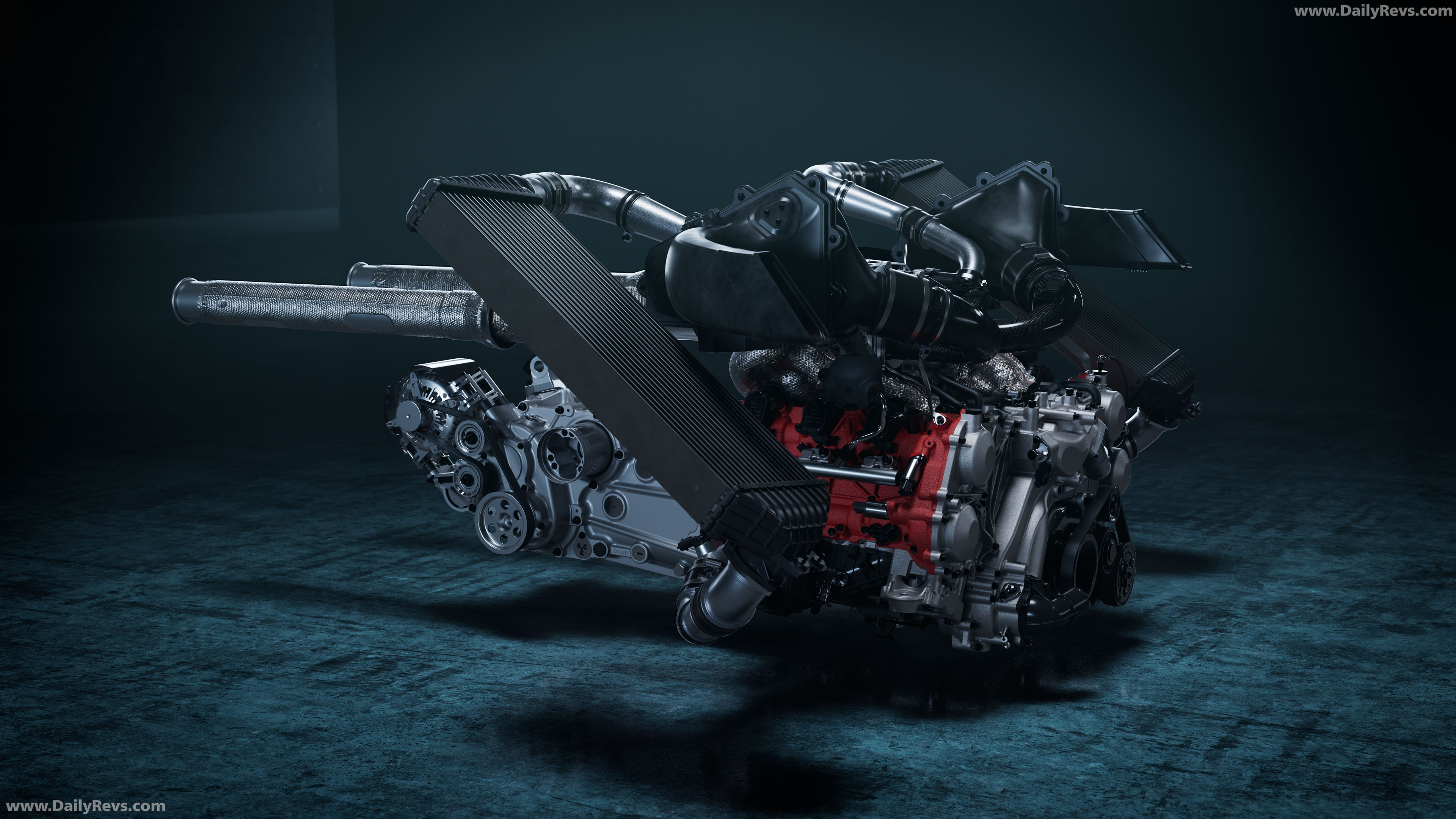 2027 Ferrari 296 GT Modificata Engine
