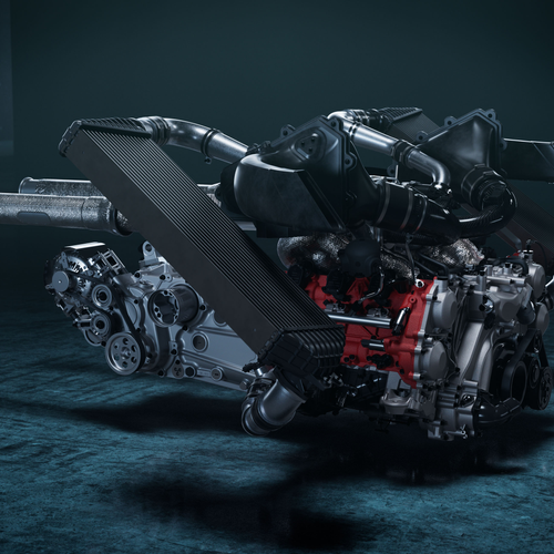 2027 Ferrari 296 GT Modificata Engine