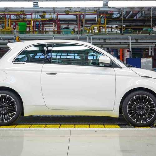 2026 Fiat 500 Hybrid Side View