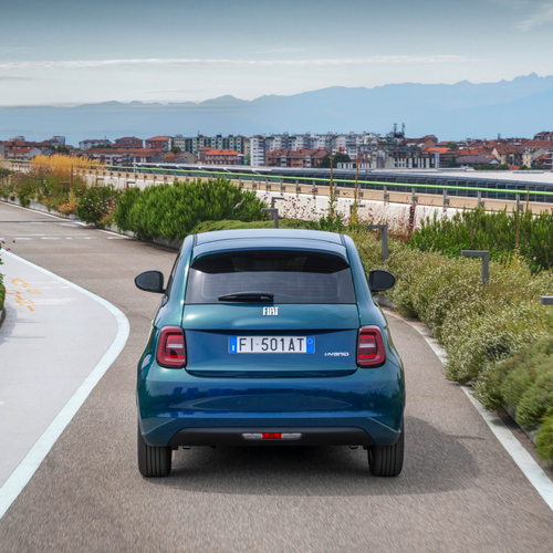 2026 Fiat 500 Hybrid ICON Rear View