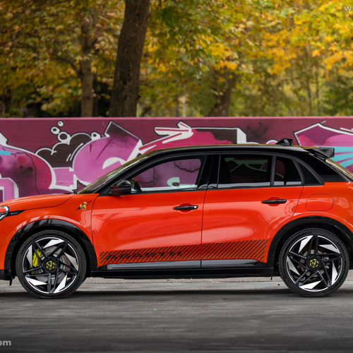 2025 Fiat Abarth 600e Competizione Side View