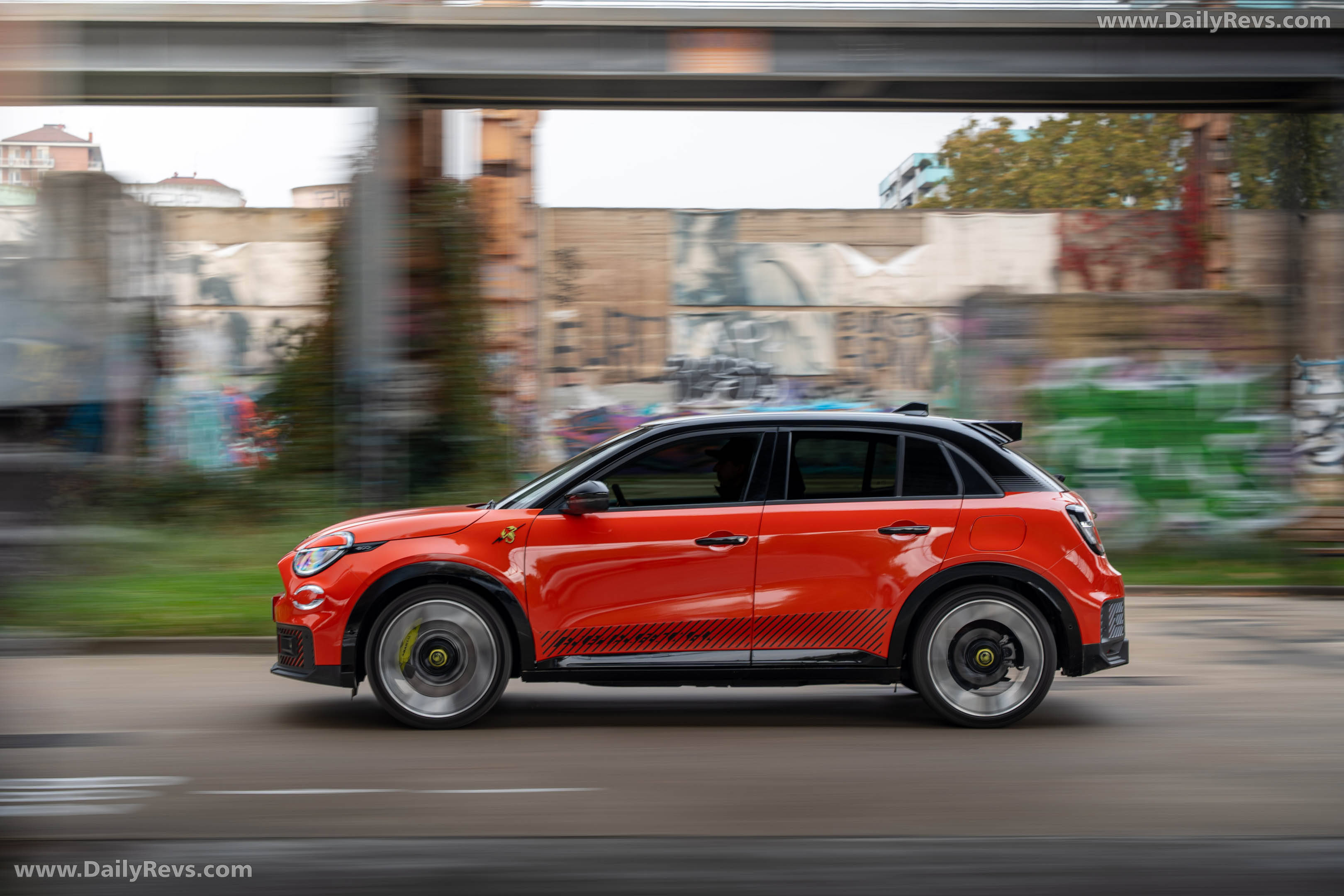 2025 Fiat Abarth 600e Competizione Side View