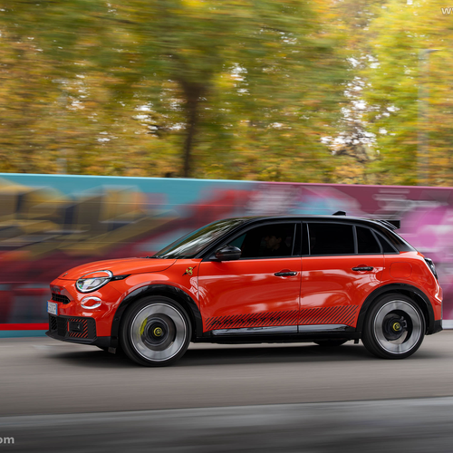 2025 Fiat Abarth 600e Competizione Side View