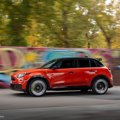 2025 Fiat Abarth 600e Competizione Side View