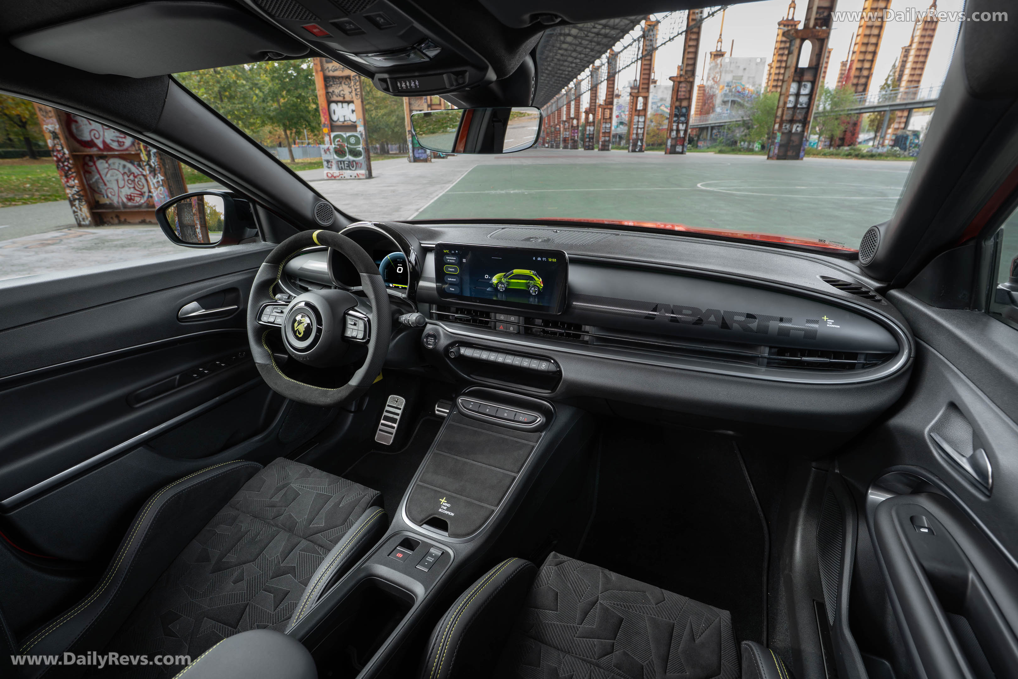 2025 Fiat Abarth 600e Competizione Interior