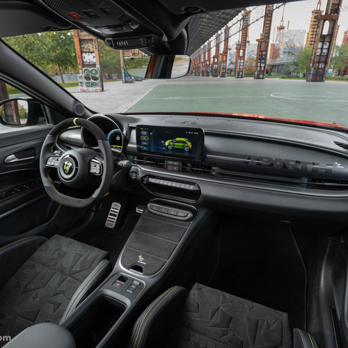 2025 Fiat Abarth 600e Competizione Interior