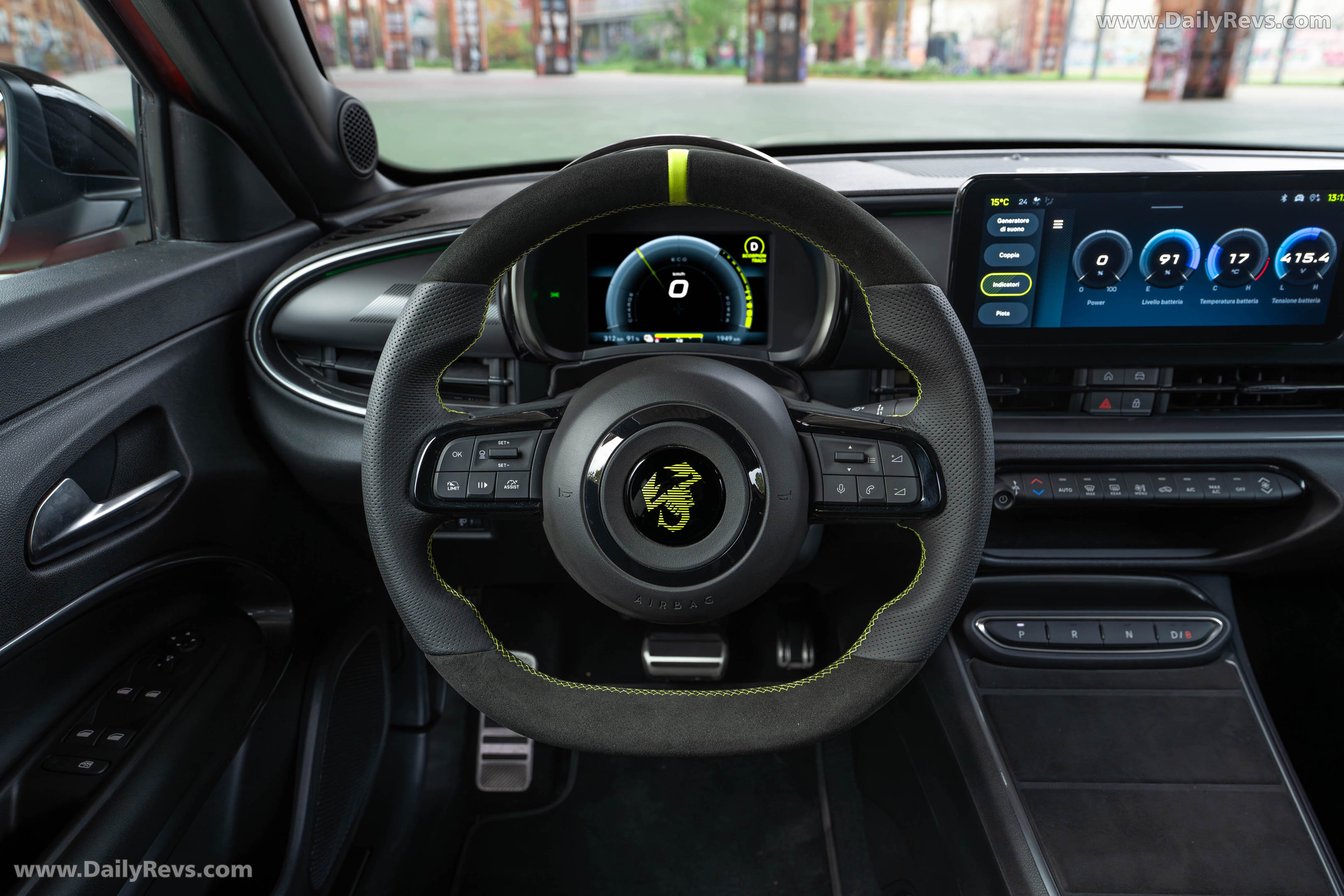 2025 Fiat Abarth 600e Competizione Interior