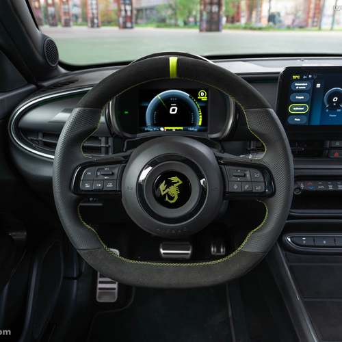 2025 Fiat Abarth 600e Competizione Interior