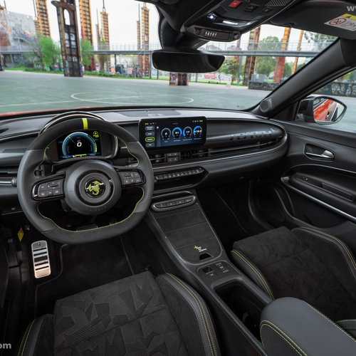 2025 Fiat Abarth 600e Competizione Interior