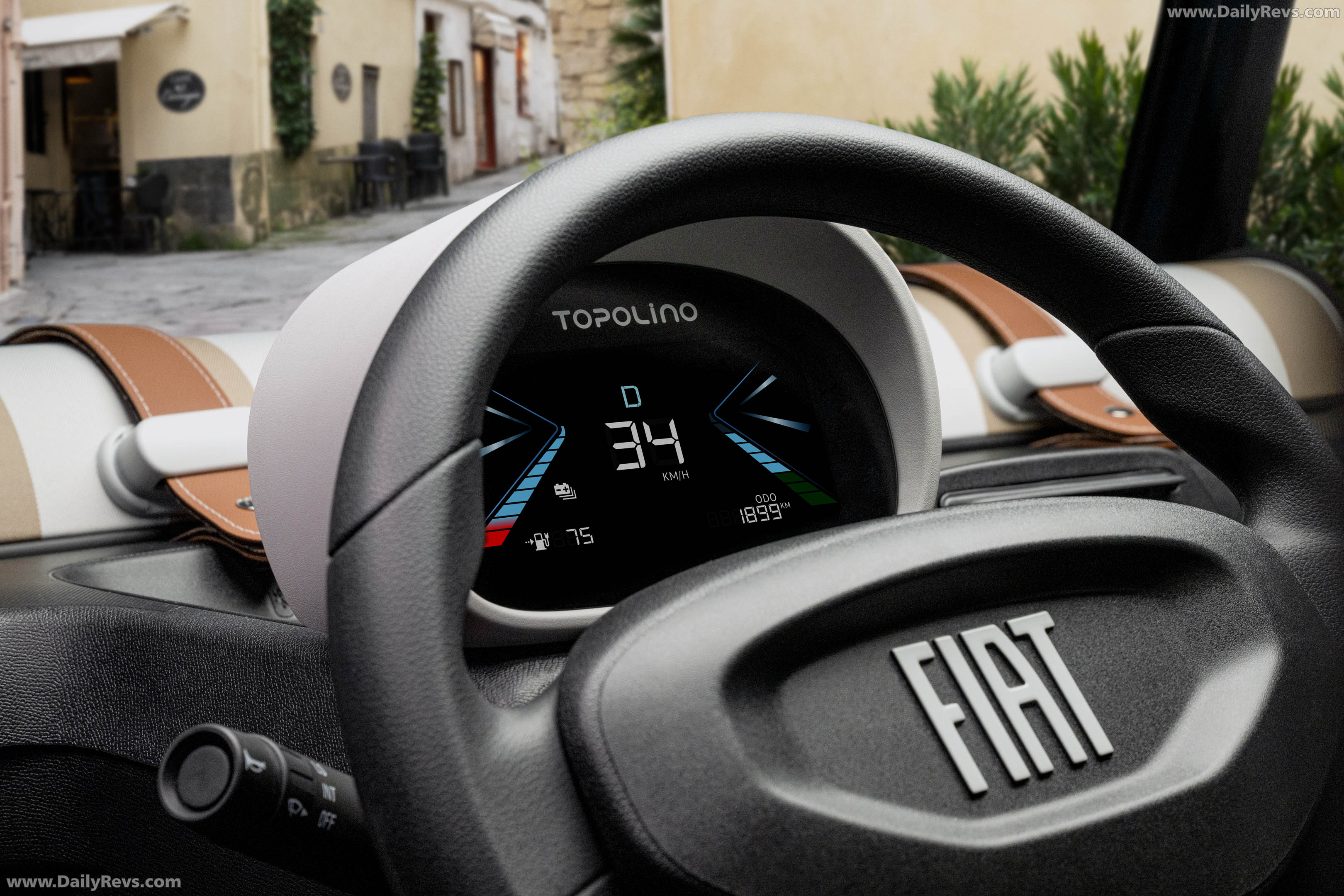 2026 Fiat Topolino Corallo Interior