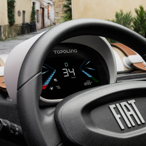 2026 Fiat Topolino Corallo Interior