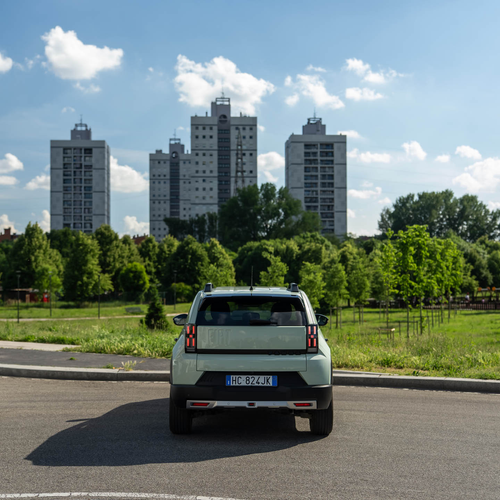 2026 Fiat Grande Panda Turbo 100 Rear View