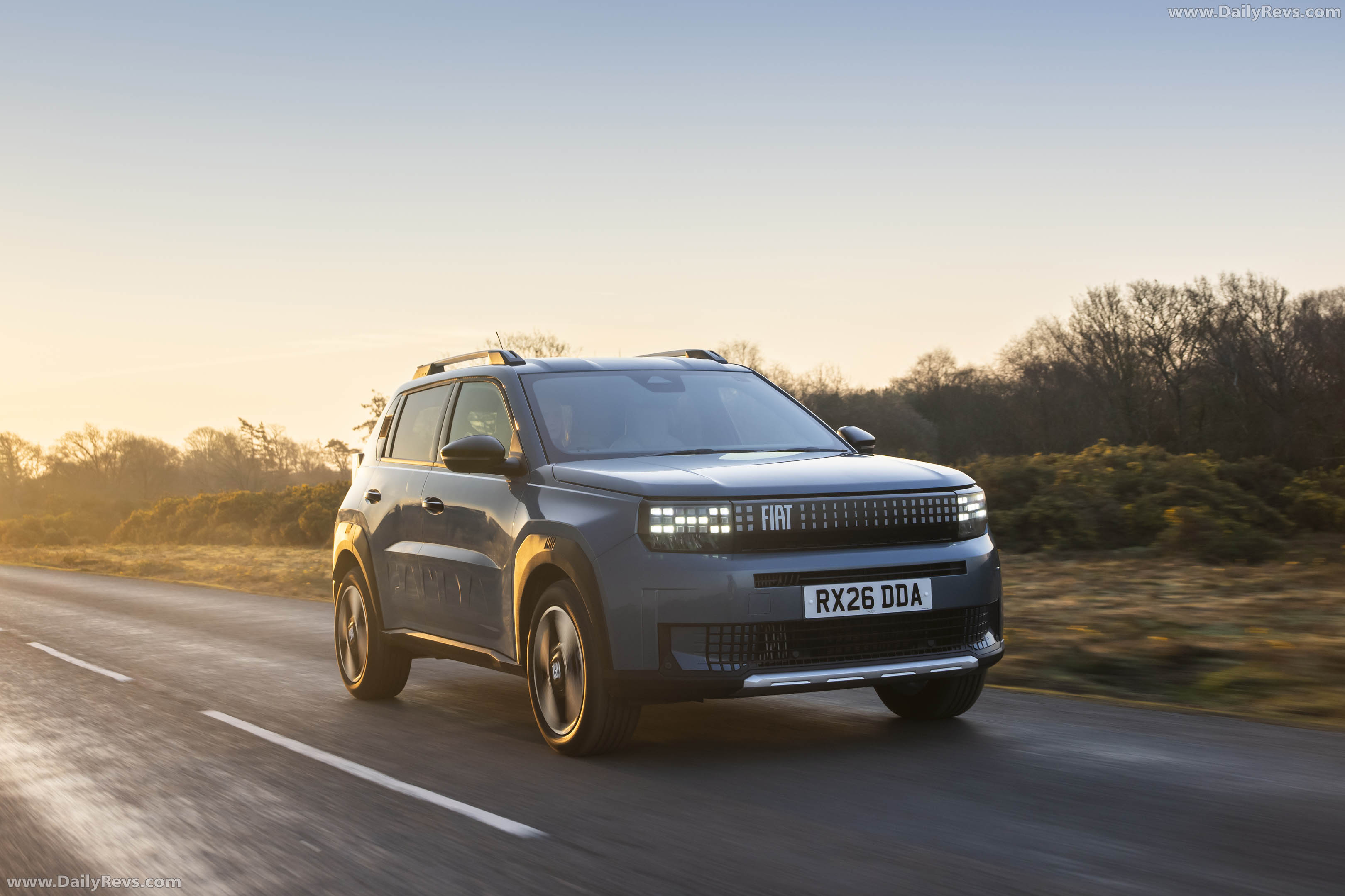 2025 Fiat Panda Hybrid La Prima UK Version Front View