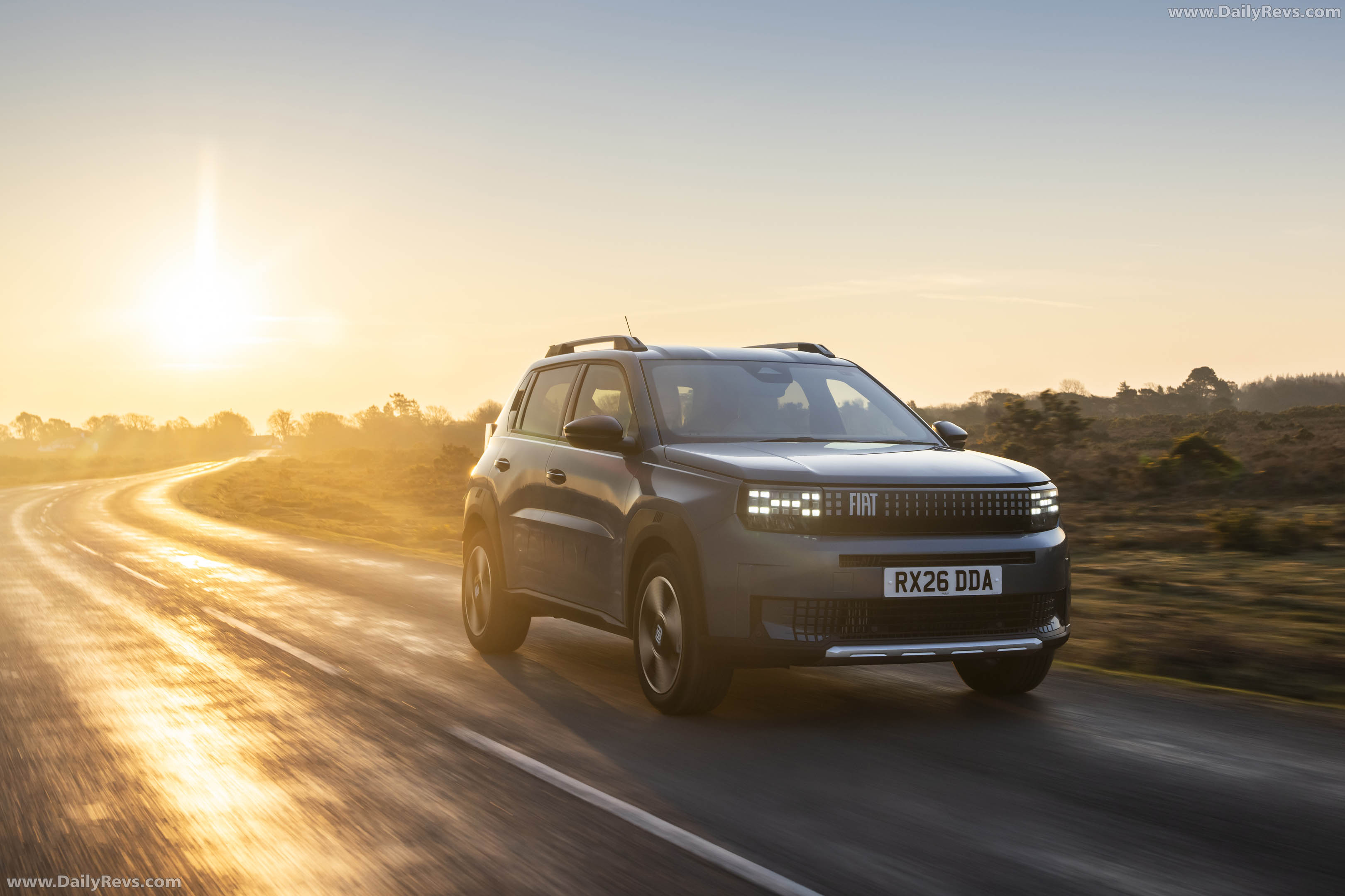2025 Fiat Panda Hybrid La Prima UK Version Front View