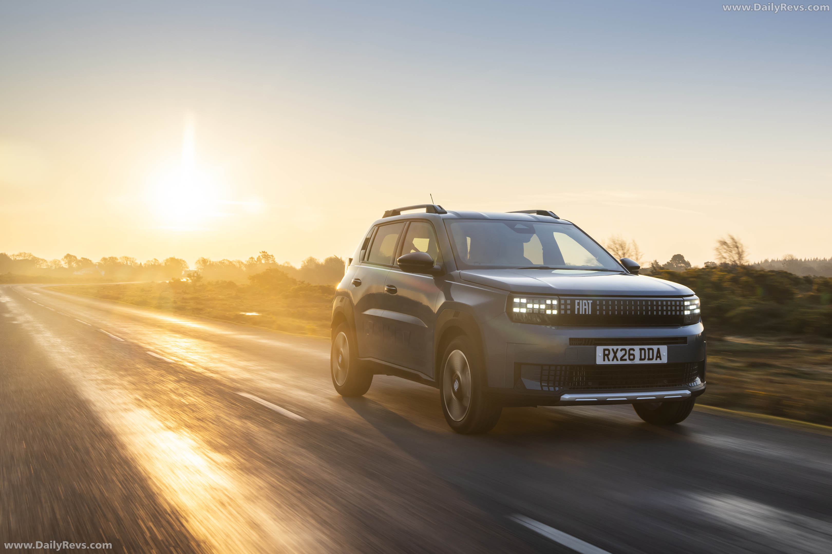 2025 Fiat Panda Hybrid La Prima UK Version Front View