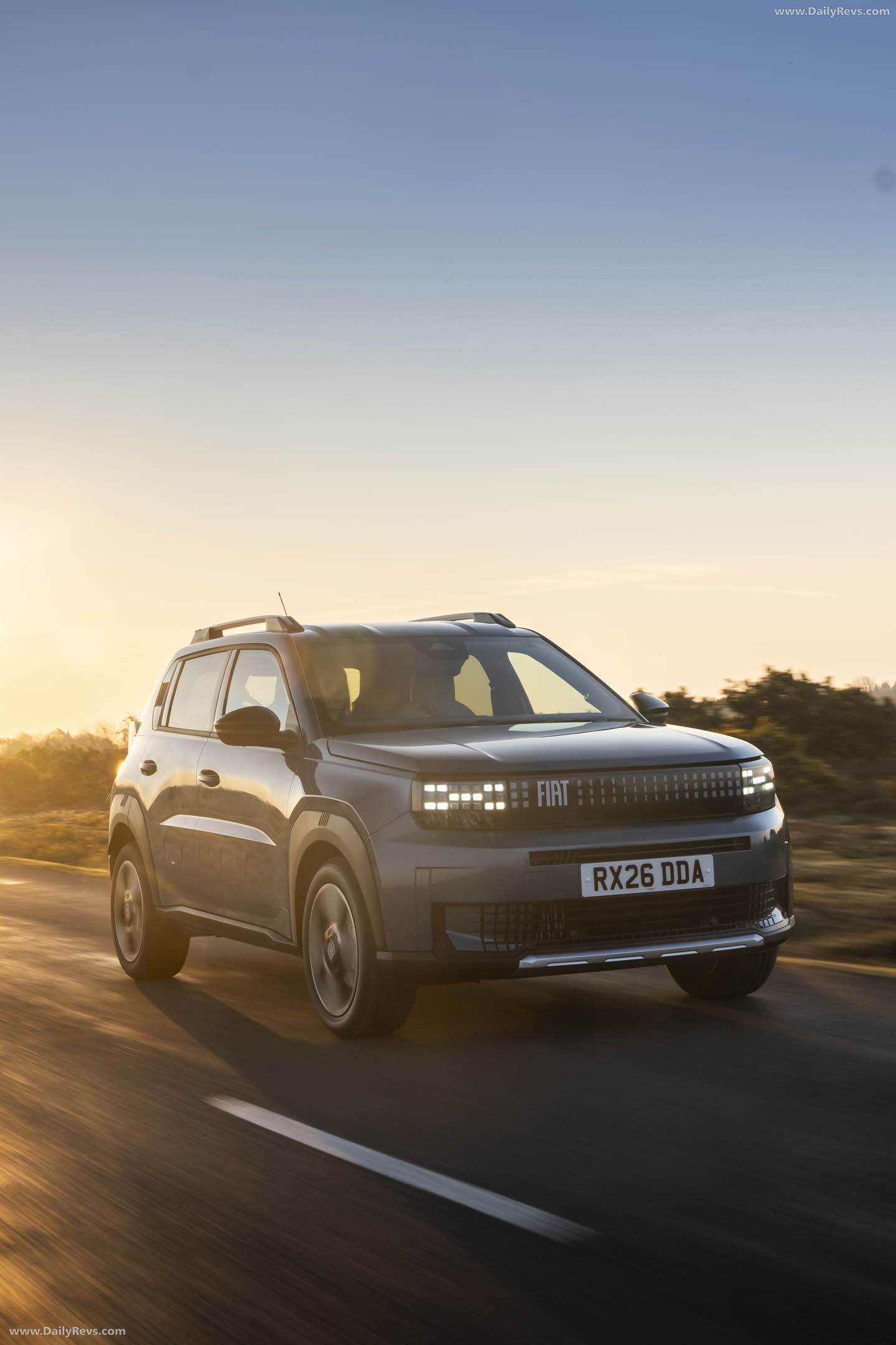 2025 Fiat Panda Hybrid La Prima UK Version Front View