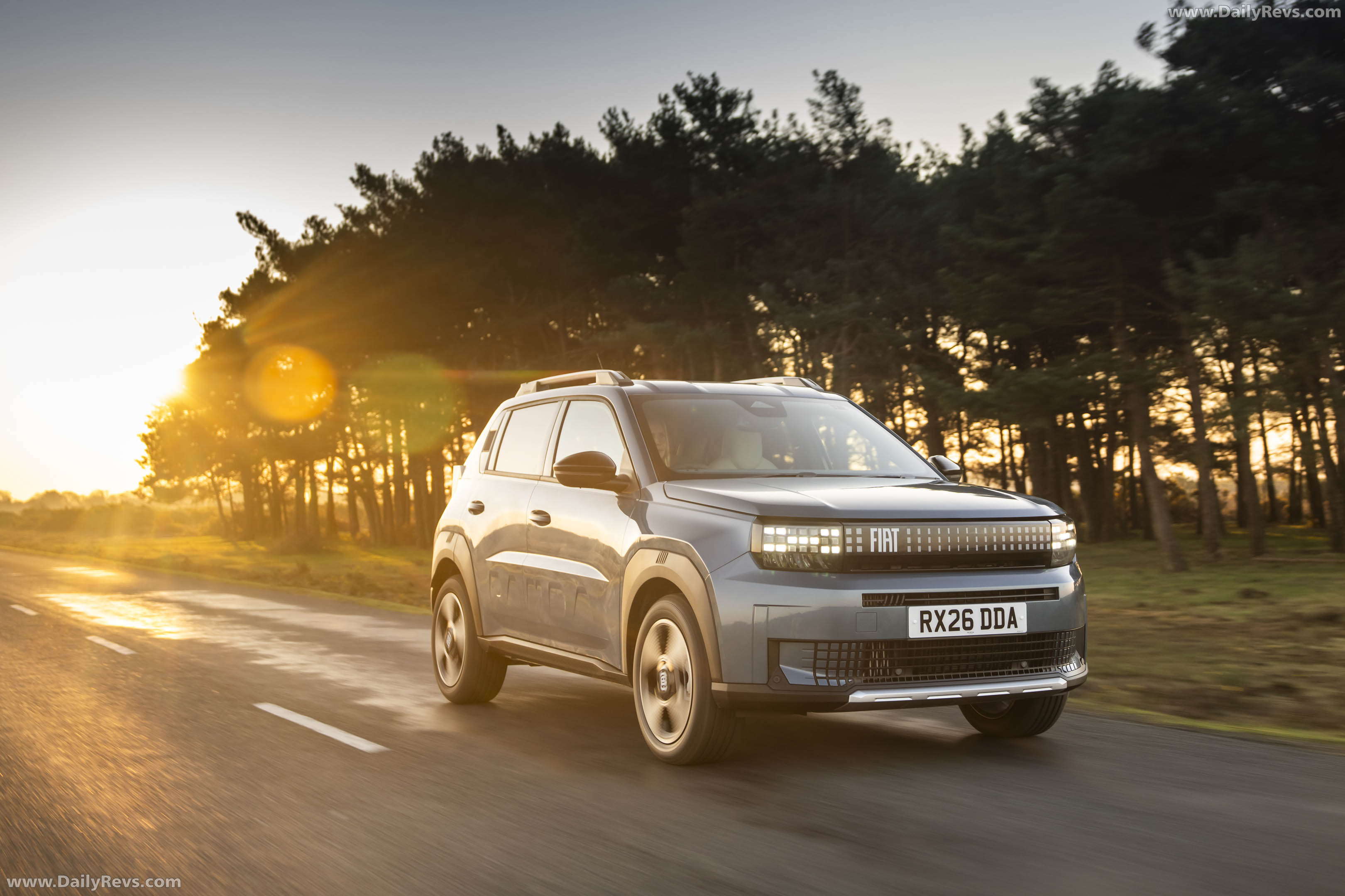 2025 Fiat Panda Hybrid La Prima UK Version Front View