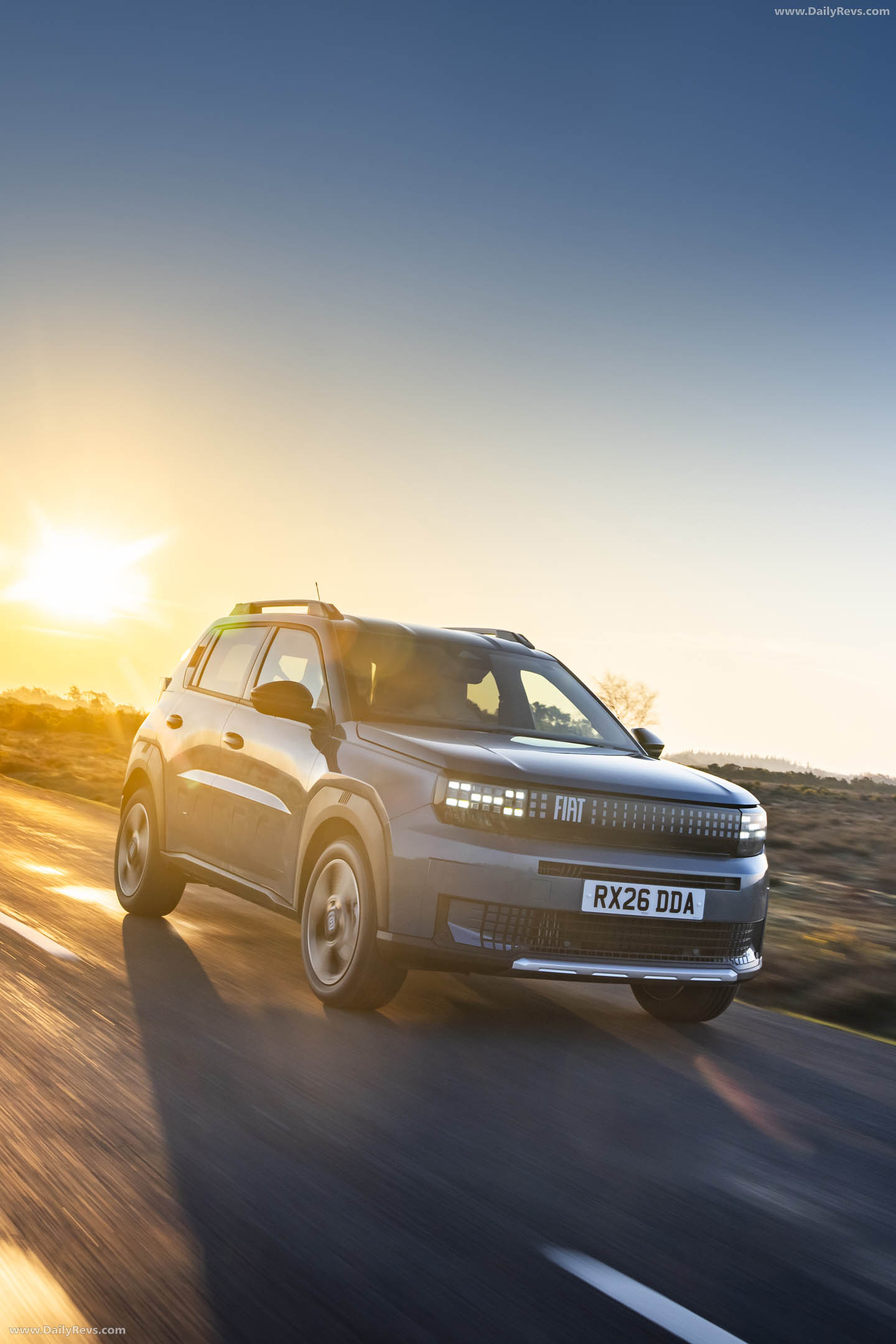 2025 Fiat Panda Hybrid La Prima UK Version Front View