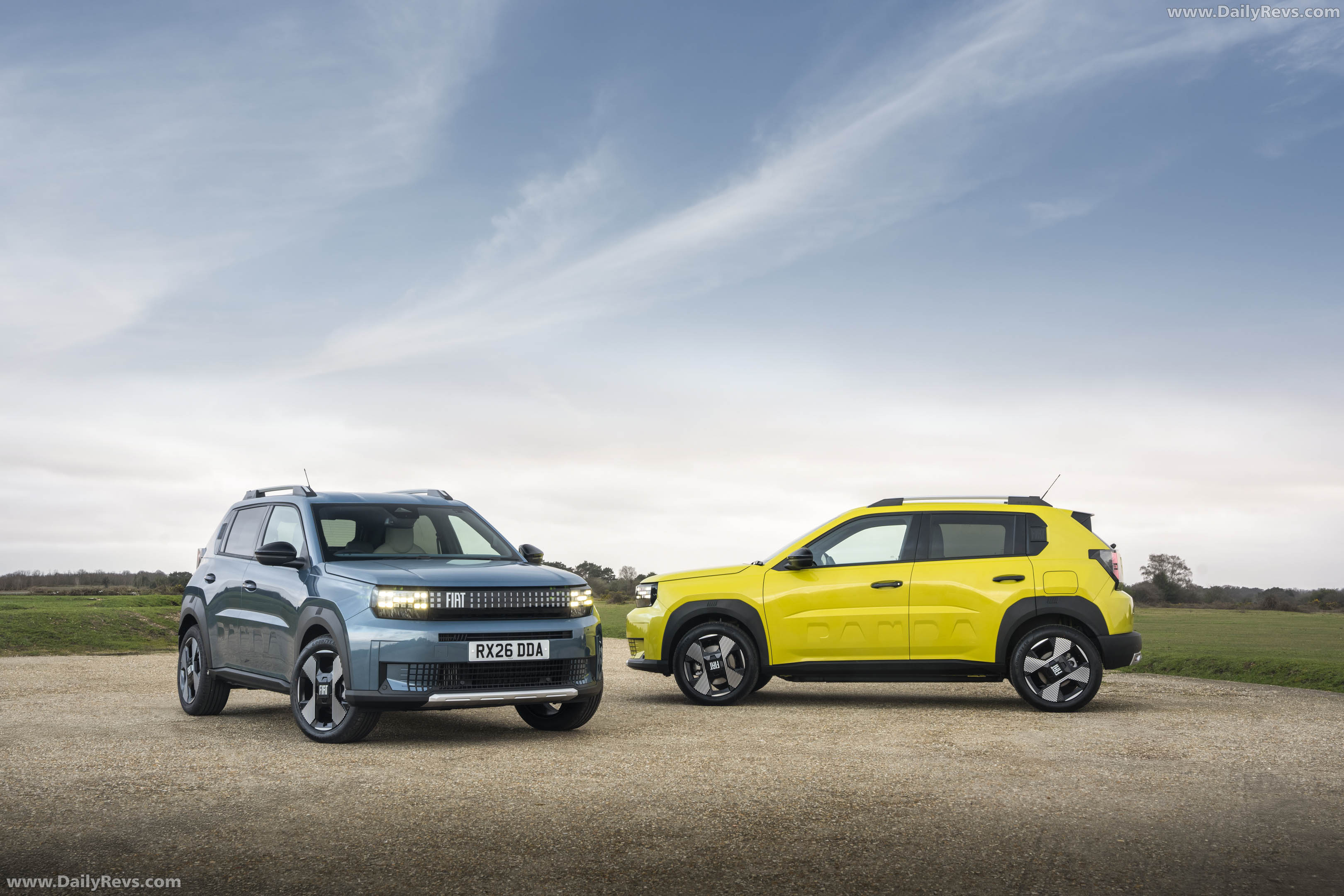 2025 Fiat Panda Hybrid La Prima UK Version Front View