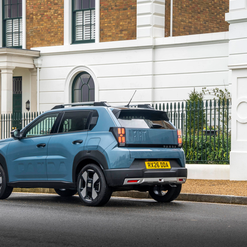2025 Fiat Panda Hybrid La Prima UK Version Rear View