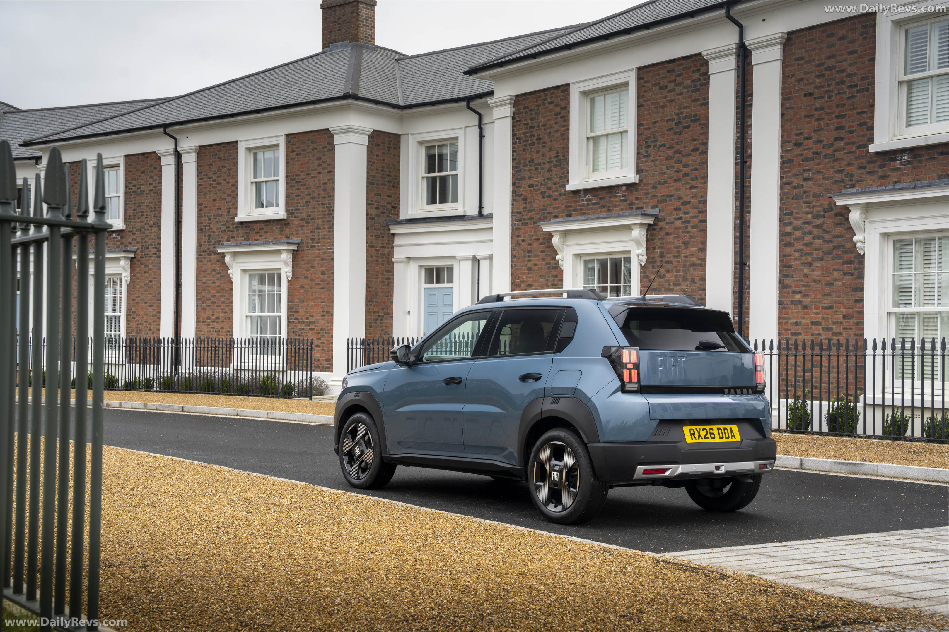 2025 Fiat Panda Hybrid La Prima UK Version Rear View
