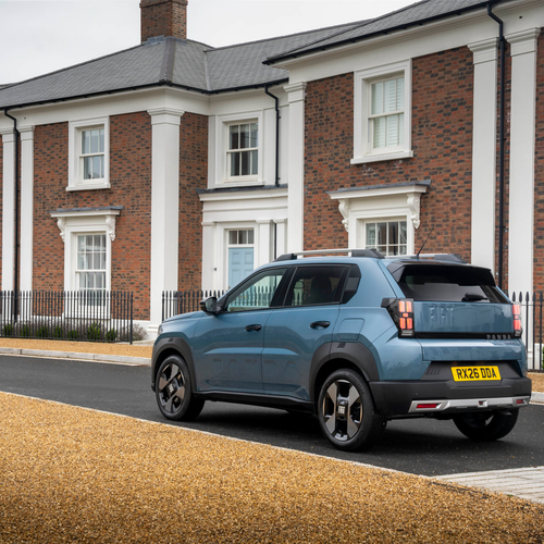 2025 Fiat Panda Hybrid La Prima UK Version Rear View