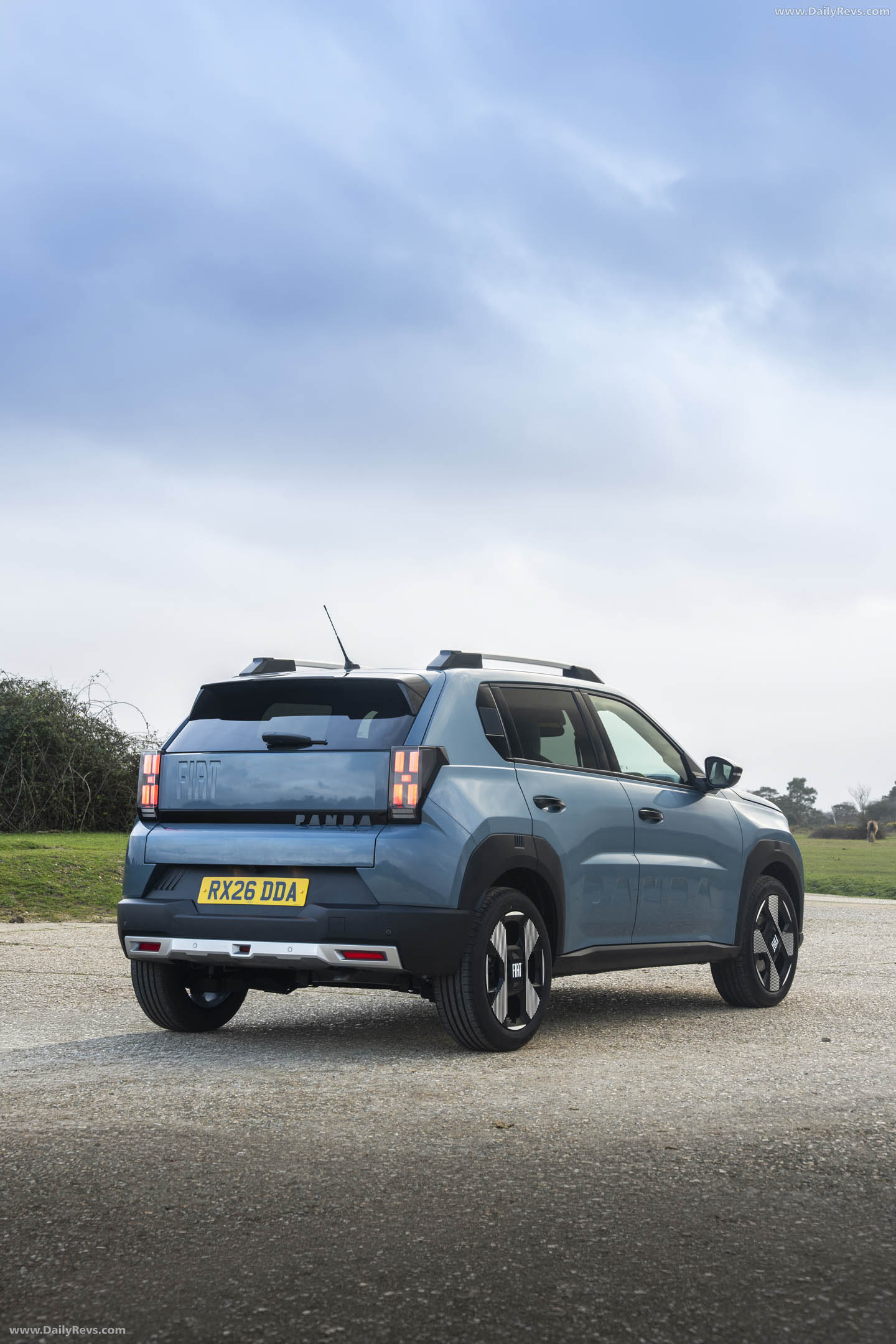 2025 Fiat Panda Hybrid La Prima UK Version Rear View