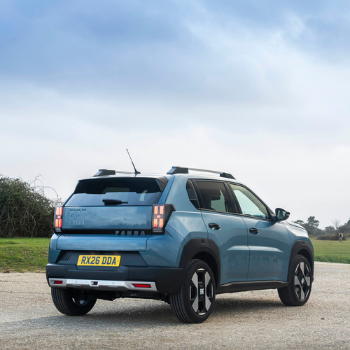 2025 Fiat Panda Hybrid La Prima UK Version Rear View