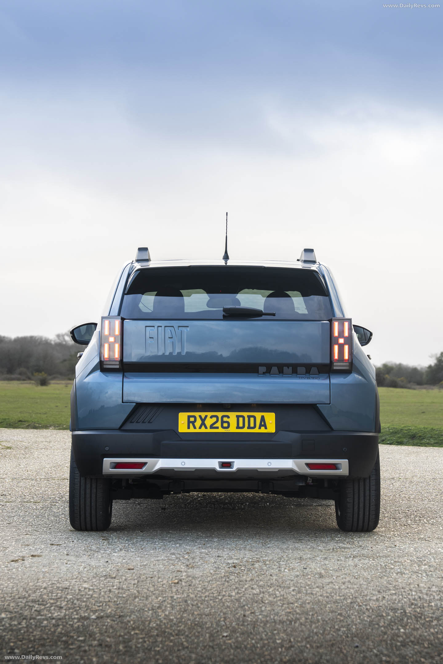 2025 Fiat Panda Hybrid La Prima UK Version Rear View