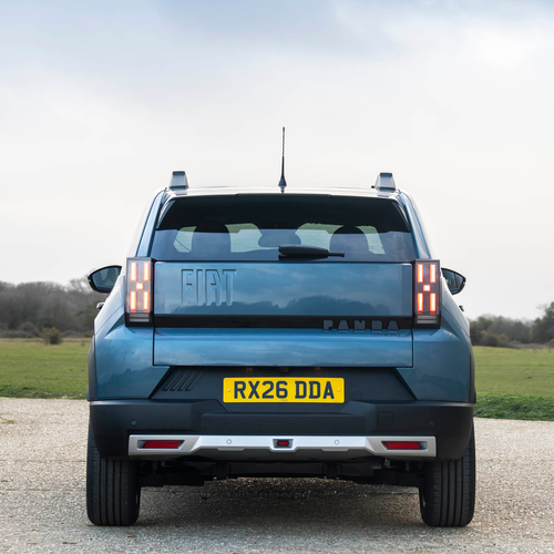 2025 Fiat Panda Hybrid La Prima UK Version Rear View