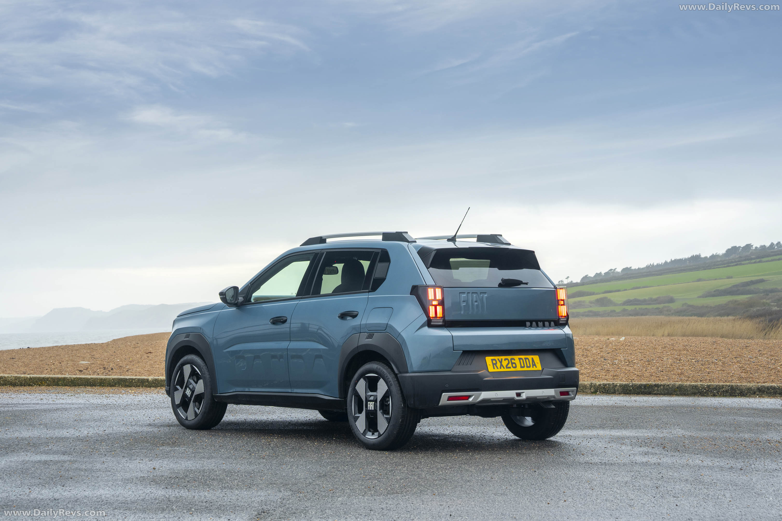 2025 Fiat Panda Hybrid La Prima UK Version Rear View