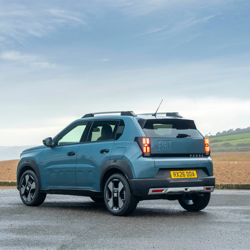 2025 Fiat Panda Hybrid La Prima UK Version Rear View