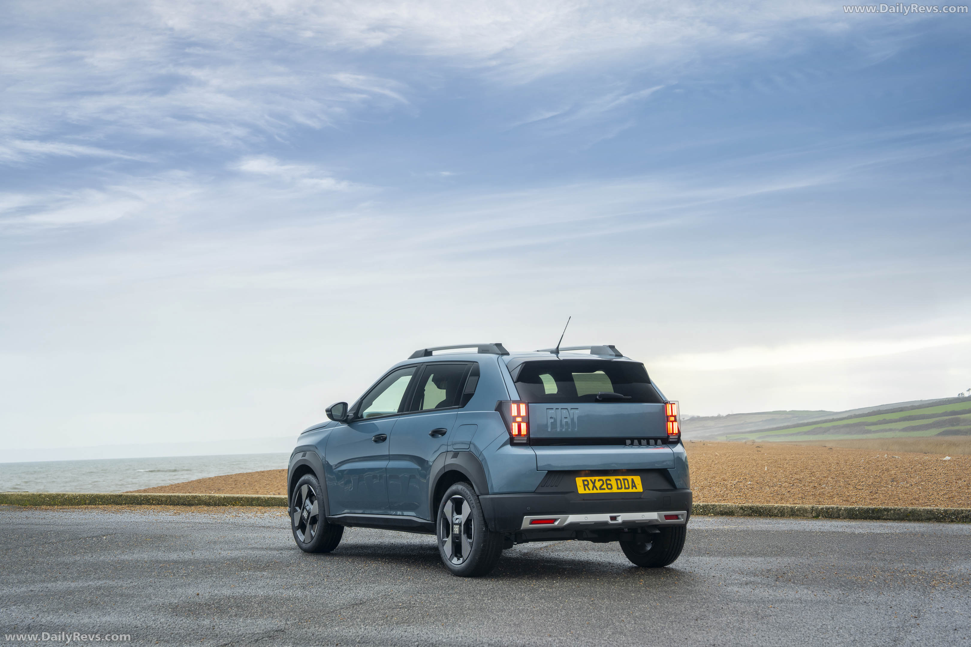 2025 Fiat Panda Hybrid La Prima UK Version Rear View