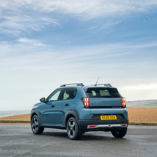 2025 Fiat Panda Hybrid La Prima UK Version Rear View
