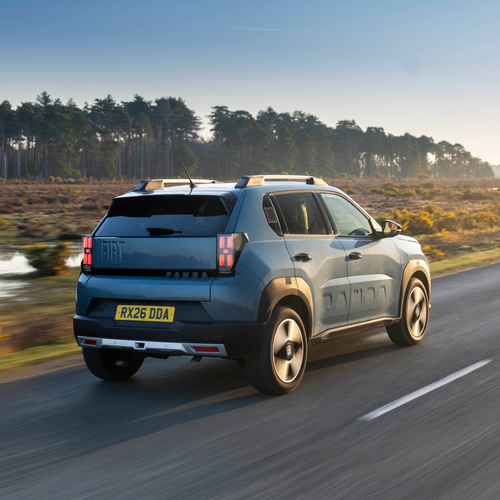 2025 Fiat Panda Hybrid La Prima UK Version Rear View