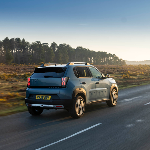 2025 Fiat Panda Hybrid La Prima UK Version Rear View