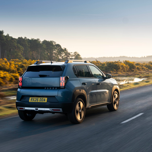 2025 Fiat Panda Hybrid La Prima UK Version Rear View