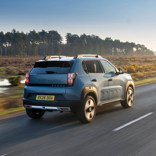 2025 Fiat Panda Hybrid La Prima UK Version Rear View