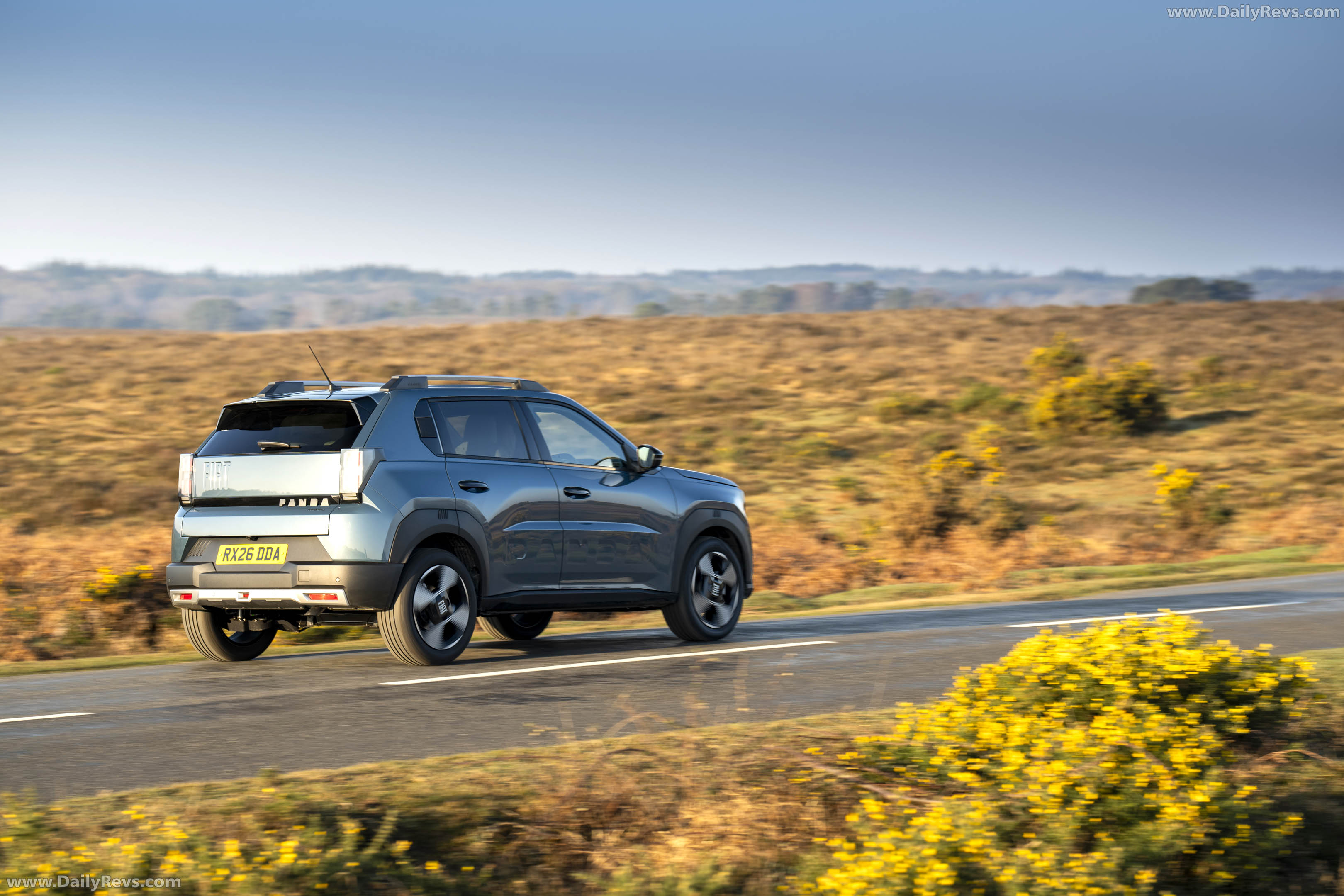2025 Fiat Panda Hybrid La Prima UK Version Rear View