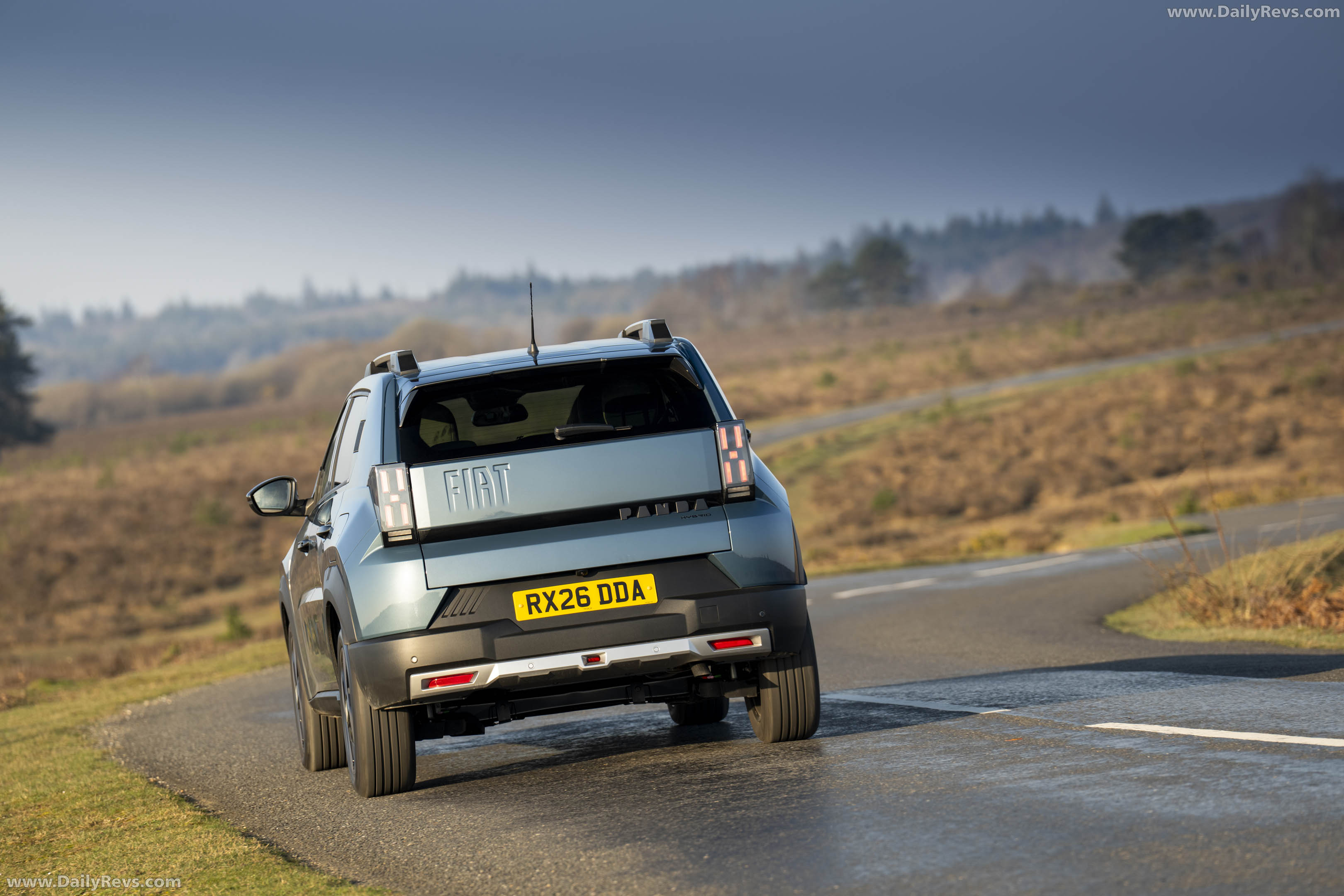 2025 Fiat Panda Hybrid La Prima UK Version Rear View