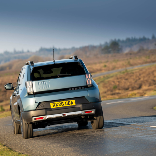 2025 Fiat Panda Hybrid La Prima UK Version Rear View