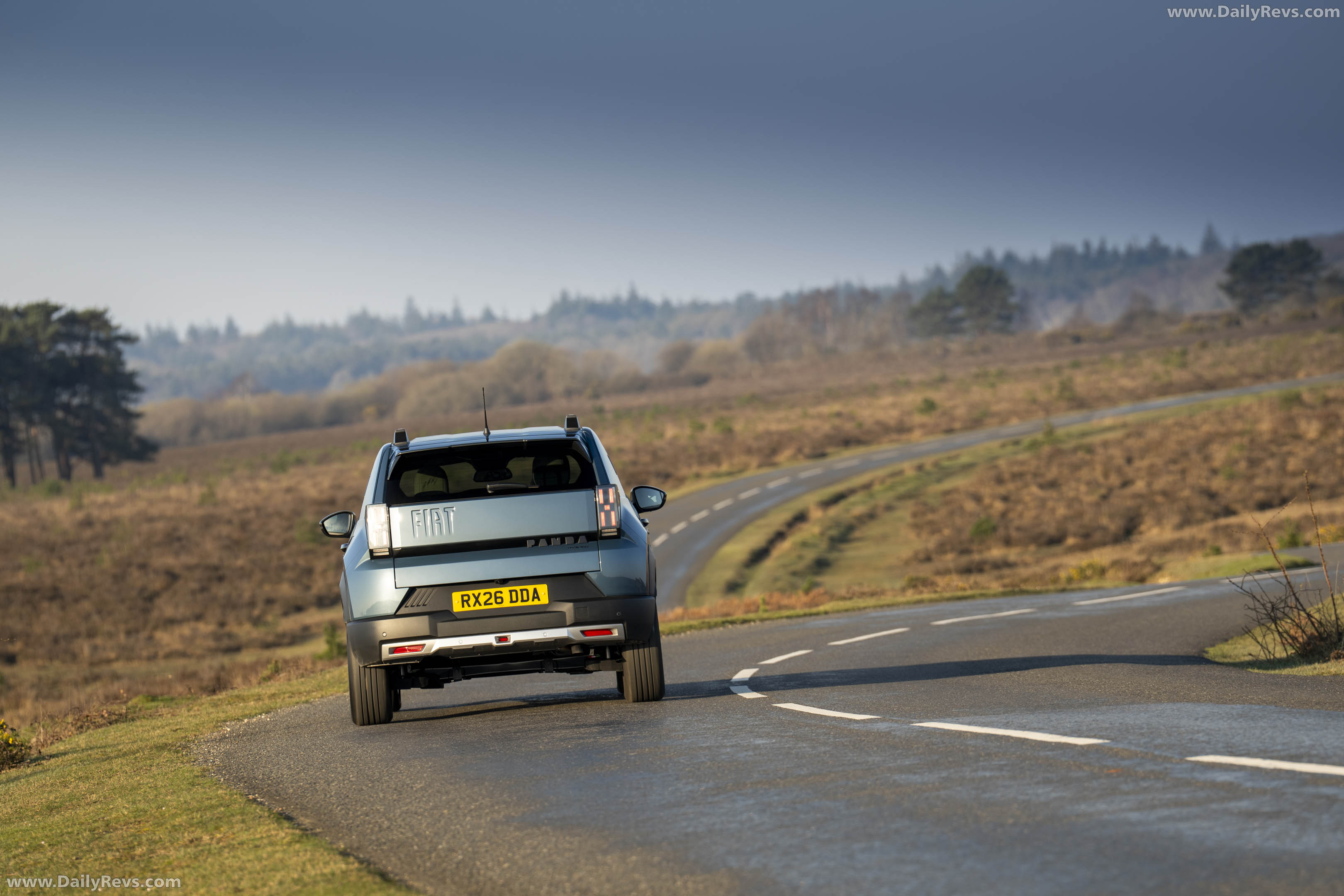 2025 Fiat Panda Hybrid La Prima UK Version Rear View