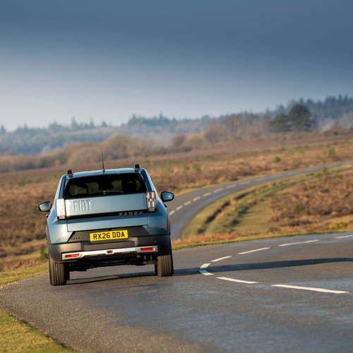 2025 Fiat Panda Hybrid La Prima UK Version Rear View