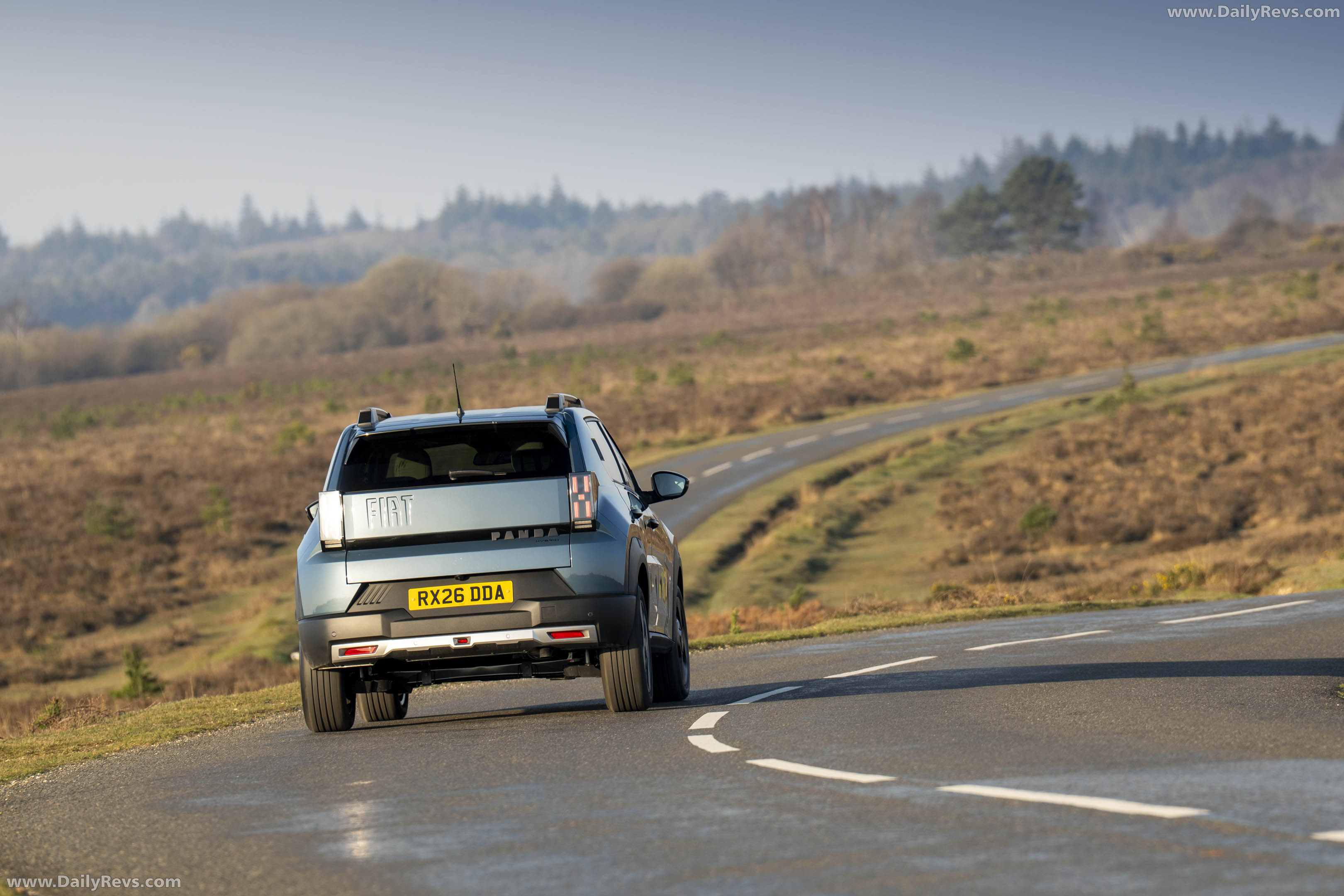 2025 Fiat Panda Hybrid La Prima UK Version Rear View
