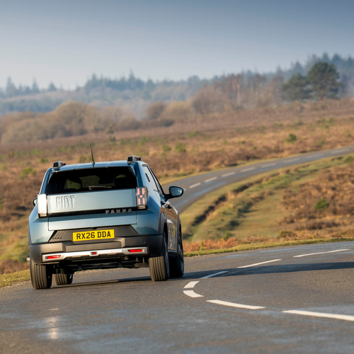 2025 Fiat Panda Hybrid La Prima UK Version Rear View