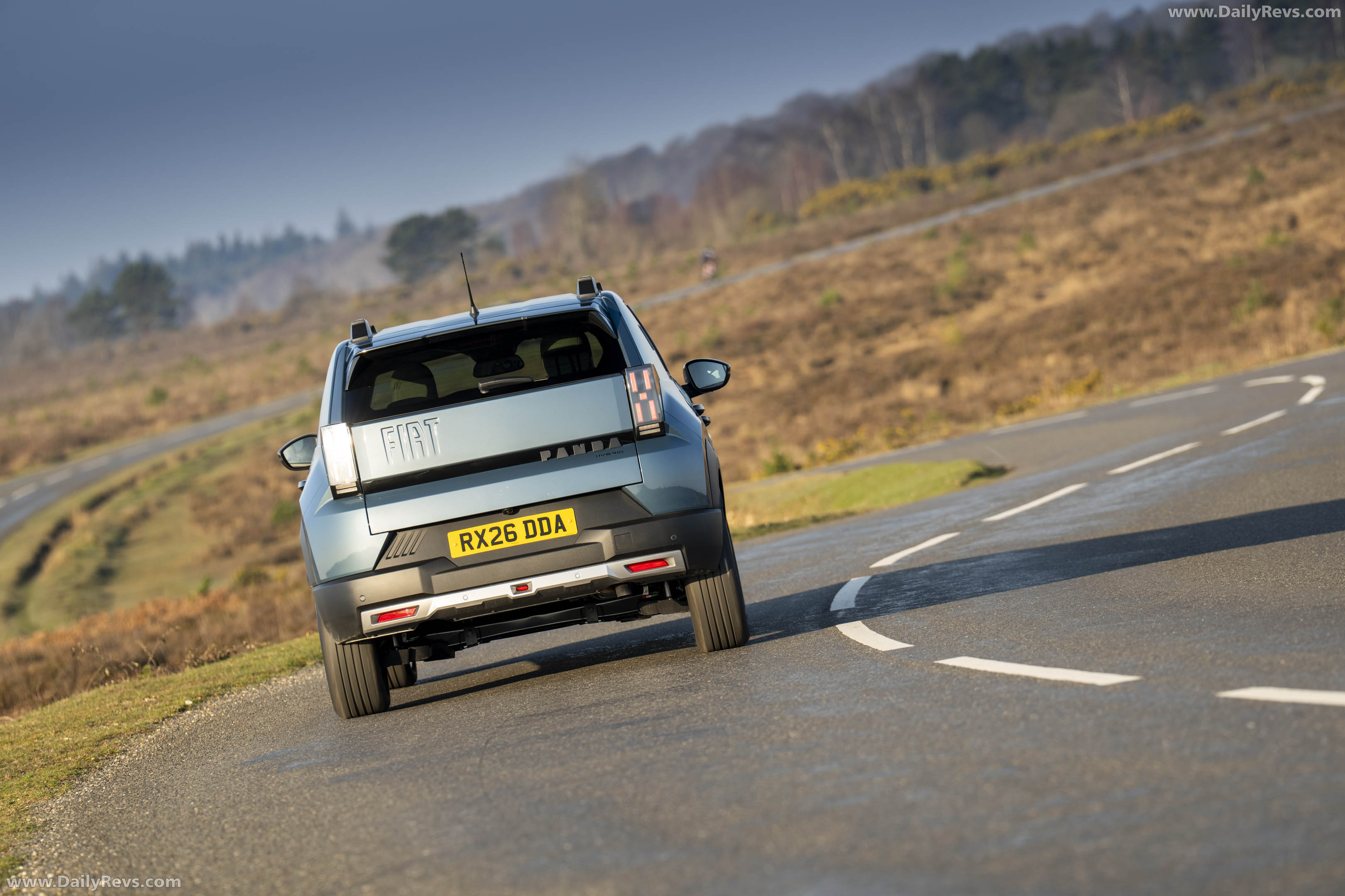 2025 Fiat Panda Hybrid La Prima UK Version Rear View