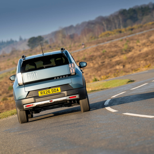 2025 Fiat Panda Hybrid La Prima UK Version Rear View